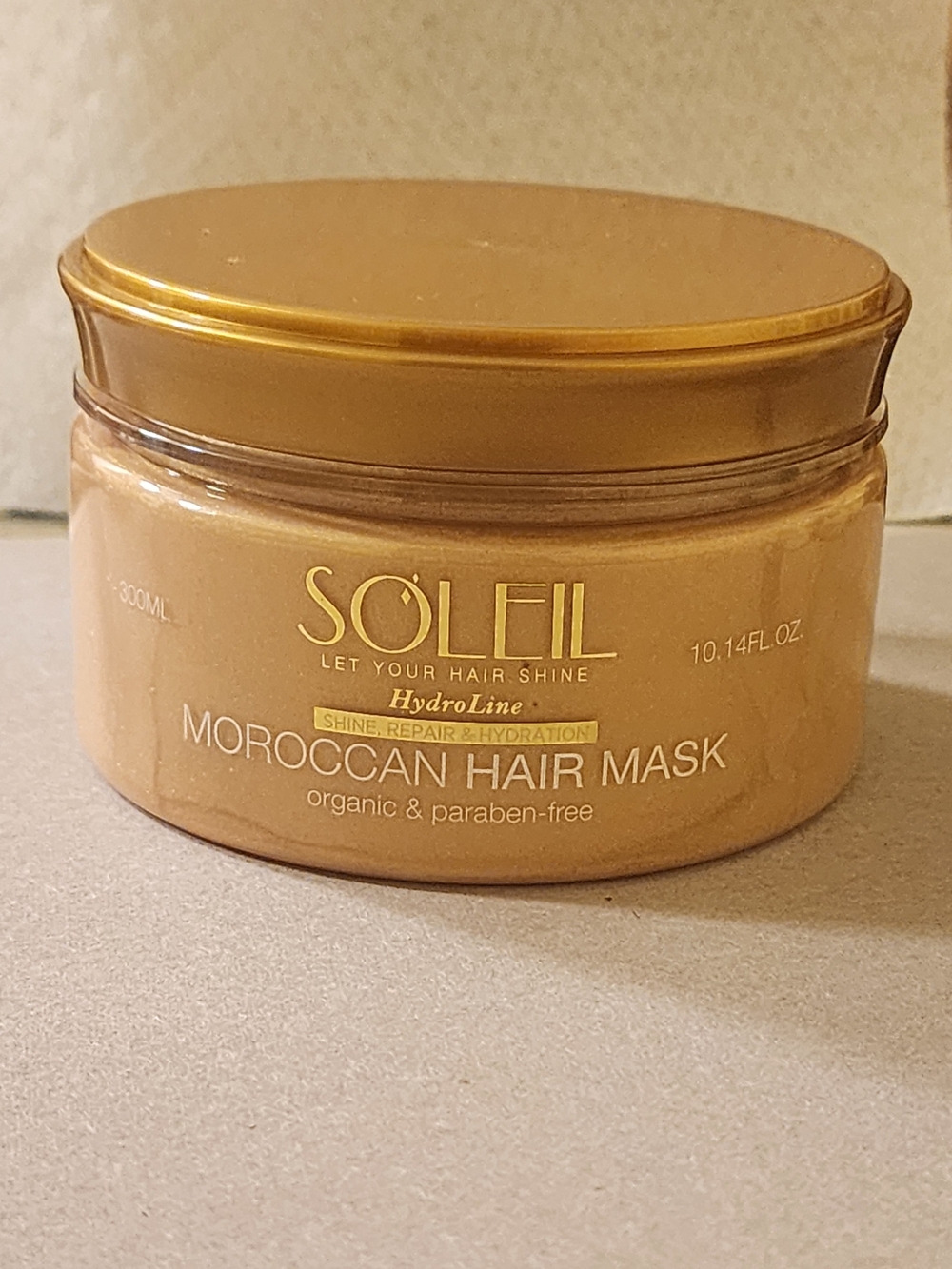 Soleil Moroccan Hair Mask — Gold Repair & Hydration Treatment